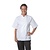 Whites Chefs Clothing Whites Boston Unisex Short Sleeve Chefs Jacket White  L