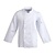 Whites Chefs Clothing Whites Vegas Unisex Chef Jacket Long Sleeve White - XL