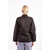 Whites Chefs Clothing Whites Vegas Unisex Chef Jacket Long Sleeve Black - XL