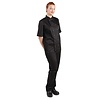 Whites Chefs Clothing Whites Vegas Unisex Chef Jacket Short Sleeve Black - M