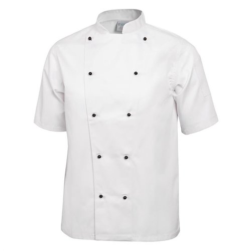 Whites Chefs Clothing Whites Chicago Unisex Chefs Jacket Short Sleeve L Whites Chefs Clothing Whites Chicago Unisex Chefs Jacket Short Sleeve L