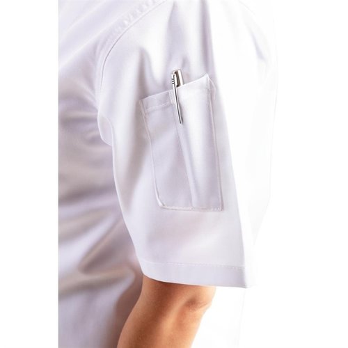Whites Chefs Clothing Whites Chicago Unisex Chefs Jacket Short Sleeve 2XL Whites Chefs Clothing Whites Chicago Unisex Chefs Jacket Short Sleeve 2XL