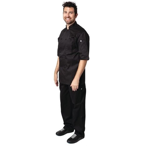 Chef Works Montreal Cool Vent Unisex Chefs Jacket Black XL Chef Works Montreal Cool Vent Unisex Chefs Jacket Black XL