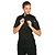Chef Works Urban Chef Works Springfield Zipper Mens Chefs Jacket Black XL