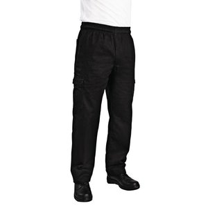 Chef Works Unisex Slim Fit Cargo Chefs Trousers Black XL Chef Works Unisex Slim Fit Cargo Chefs Trousers Black XL
