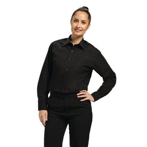 Chef Works Unisex Long Sleeve Dress Shirt Black M Chef Works Unisex Long Sleeve Dress Shirt Black M