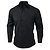 Chef Works Unisex Long Sleeve Dress Shirt Black L