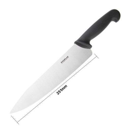 Hygiplas Chefs Knife 255 mm, Black Nylon Hygiplas Chefs Knife 255 mm, Black Nylon