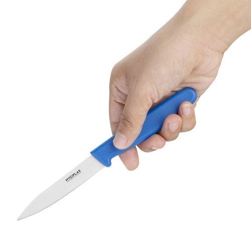 Hygiplas Paring Knife 75 mm, Colour Coded Blue Hygiplas Paring Knife 75 mm, Colour Coded Blue