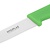 Hygiplas Knife for Peeling Vegetables 75 mm, Colour Coded Green