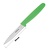 Hygiplas Knife for Peeling Vegetables 75 mm, Colour Coded Green