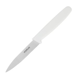 Hygiplas Paring Knife 75 mm, Colour Coded White Hygiplas Paring Knife 75 mm, Colour Coded White