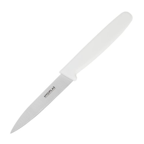 Hygiplas Paring Knife 75 mm, Colour Coded White Hygiplas Paring Knife 75 mm, Colour Coded White