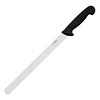 Hygiplas Nóż do wędlin 305 mm, Black Nylon z ząbkowanym ostrzem