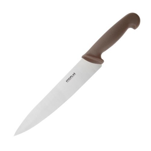 Hygiplas Chef's Knife 215 mm, Colour Coded Brown Hygiplas Chef's Knife 215 mm, Colour Coded Brown