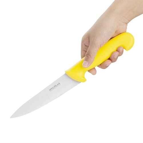 Hygiplas Chefs Knife 160 mm, Colour Coded Yellow Hygiplas Chefs Knife 160 mm, Colour Coded Yellow