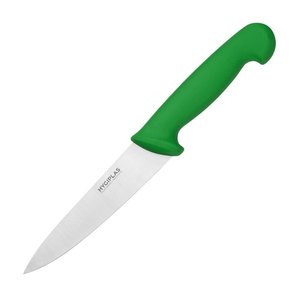 Hygiplas Chefs Knife 160 mm, Colour Coded Green Hygiplas Chefs Knife 160 mm, Colour Coded Green