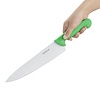 Hygiplas Chefs Knife 255 mm, Colour Coded Green