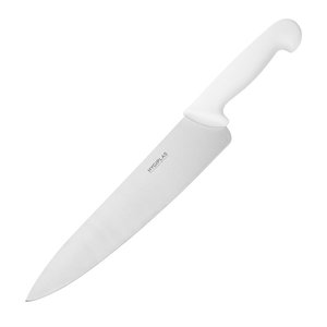 Hygiplas Chefs Knife 255 mm, Colour Coded White Hygiplas Chefs Knife 255 mm, Colour Coded White
