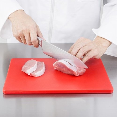 Hygiplas Low Density Polyethylene Cutting Board 229 x 305 mm Red Hygiplas Low Density Polyethylene Cutting Board 229 x 305 mm Red