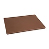 Hygiplas Low Density Polyethylene Cutting Board 229 x 305 mm Brown Hygiplas Low Density Polyethylene Cutting Board 229 x 305 mm Brown