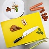 Hygiplas Extra Thick Low Density Polyethylene Cutting Board 450 x 300 mm Yellow