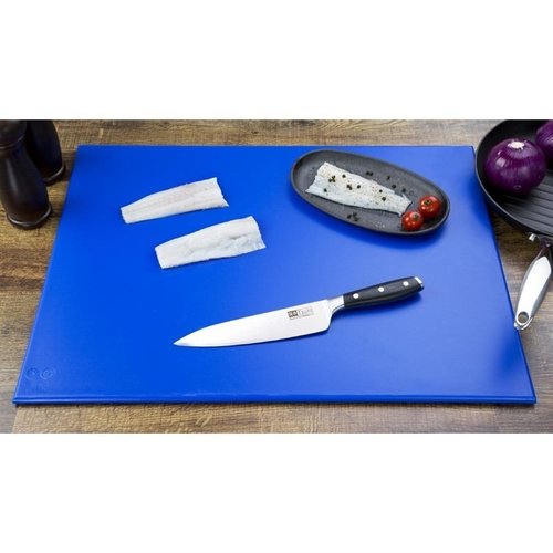 Hygiplas High Density Polyethylene Cutting Board 600 x 450 mm Blue Hygiplas High Density Polyethylene Cutting Board 600 x 450 mm Blue