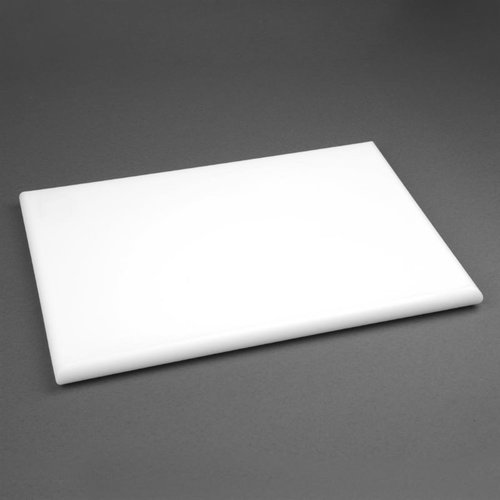 Hygiplas Extra Thick High Density Polyethylene Cutting Board 450 x 300 mm White Hygiplas Extra Thick High Density Polyethylene Cutting Board 450 x 300 mm White