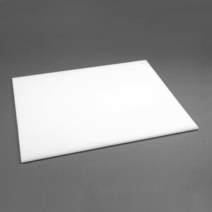 Hygiplas High Density Polyethylene Cutting Board 600 x 450 mm White Hygiplas High Density Polyethylene Cutting Board 600 x 450 mm White