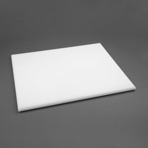 Hygiplas Extra Thick High Density Polyethylene Cutting Board 600 x 450 mm White Hygiplas Extra Thick High Density Polyethylene Cutting Board 600 x 450 mm White
