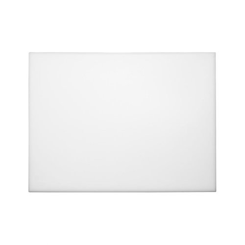Hygiplas Gruba deska do krojenia z polietylenu o wysokiej gęstości 600 x 450 mm biała Hygiplas Gruba deska do krojenia z polietylenu o wysokiej gęstości 600 x 450 mm biała