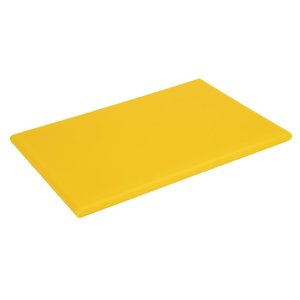 Hygiplas Extra Thick High Density Polyethylene Cutting Board 450 x 300 mm Yellow Hygiplas Extra Thick High Density Polyethylene Cutting Board 450 x 300 mm Yellow