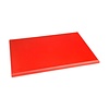 Hygiplas Extra Thick High Density Polyethylene Cutting Board 450 x 300 mm Red