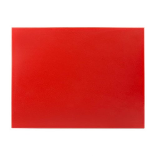Hygiplas High Density Polyethylene Cutting Board 600 x 450 mm Red Hygiplas High Density Polyethylene Cutting Board 600 x 450 mm Red