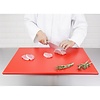 Hygiplas High Density Polyethylene Cutting Board 600 x 450 mm Red
