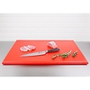 Hygiplas Extra Thick High Density Polyethylene Cutting Board 600 x 450 mm Red