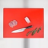 Hygiplas Extra Thick High Density Polyethylene Cutting Board 600 x 450 mm Red