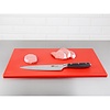 Hygiplas Wyprzedaż - Deska do krojenia z polietylenu o niskiej gęstości 450 x 300 mm czerwona Hygiplas Wyprzedaż - Deska do krojenia z polietylenu o niskiej gęstości 450 x 300 mm czerwona
