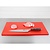 Hygiplas Low Density Polyethylene Cutting Board 450 x 300 mm Red