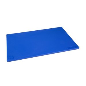 Hygiplas Wyprzedaż - Deska do krojenia z polietylenu o niskiej gęstości 450 x 300 mm niebieska