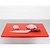 Hygiplas Anti Microbial High Density Polyethylene Cutting Board 455 x 305 mm Red