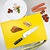 Hygiplas Anti Microbial High Density Polyethylene Cutting Board 455 x 305 mm Yellow