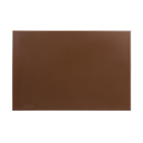 Hygiplas Anti Microbial High Density Polyethylene Cutting Board 455 x 305 mm Brown Hygiplas Anti Microbial High Density Polyethylene Cutting Board 455 x 305 mm Brown