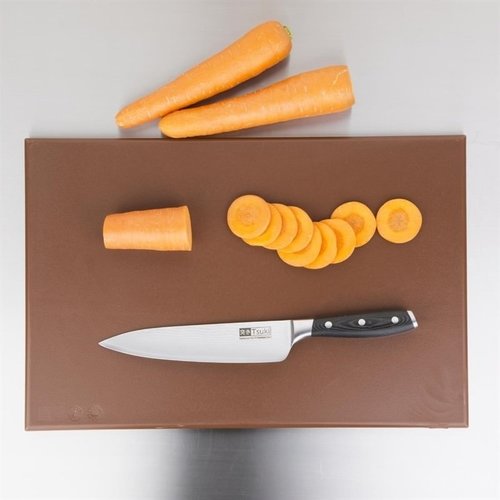Hygiplas Anti Microbial High Density Polyethylene Cutting Board 455 x 305 mm Brown Hygiplas Anti Microbial High Density Polyethylene Cutting Board 455 x 305 mm Brown