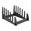 Hygiplas Black Plastic Chopping Board Rack Large