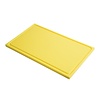 Gastro M HDPE Cutting Board GN 1/2 Yellow with Cutout