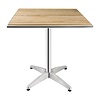 Bolero Square Ash Top Bistro Table 700mm (Single)