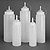 Vogue Clear Squeeze Sauce Bottle 0,9 L