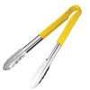 Vogue Colour Coded Yellow Serving Tongs 11"