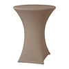 XXLselect Samba Stretch table cover taupe D2